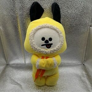 Bt21 Chimmy‎ Winter Plush Standing Doll Edition Plush 10” Yellow Orange